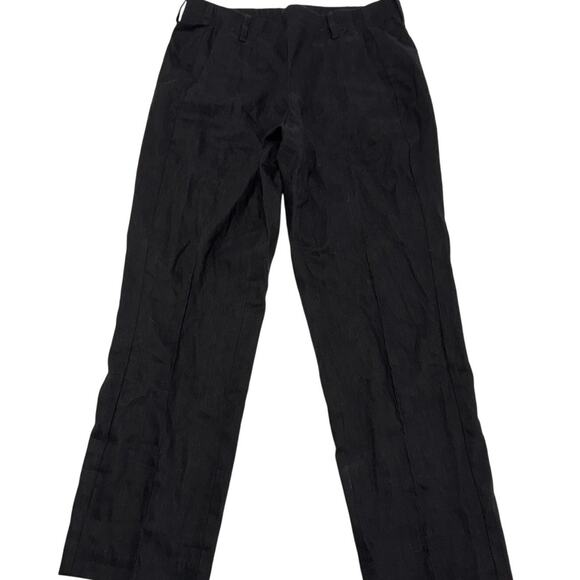 J.Jill Pants Womens X Small Black Pintucked Stretch Slim Leg Linen Blend - Picture 2 of 10